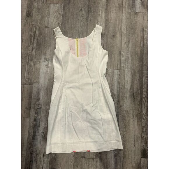 Lilly Pulitzer White Kolby Embroidered Shift Dress - Picture 6 of 6
